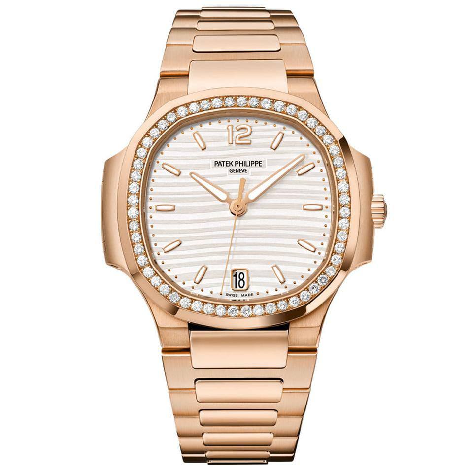 Patek Philippe Nautilus Rose Gold White Dial Watch