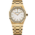 Audemars Piguet Royal Oak Gold White Dial Watch