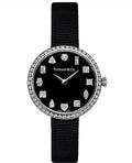 Tiffany & Co. Black Dial Diamond-Style Watch